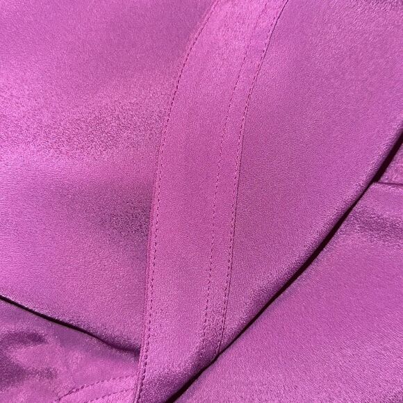 J. Crew 2 Magenta Pink Scoop Neck Lightweight Sleeveless Blouse Shell - Picture 7 of 10